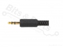 Jack plug male 3,5mm stereo verguld /gold plated